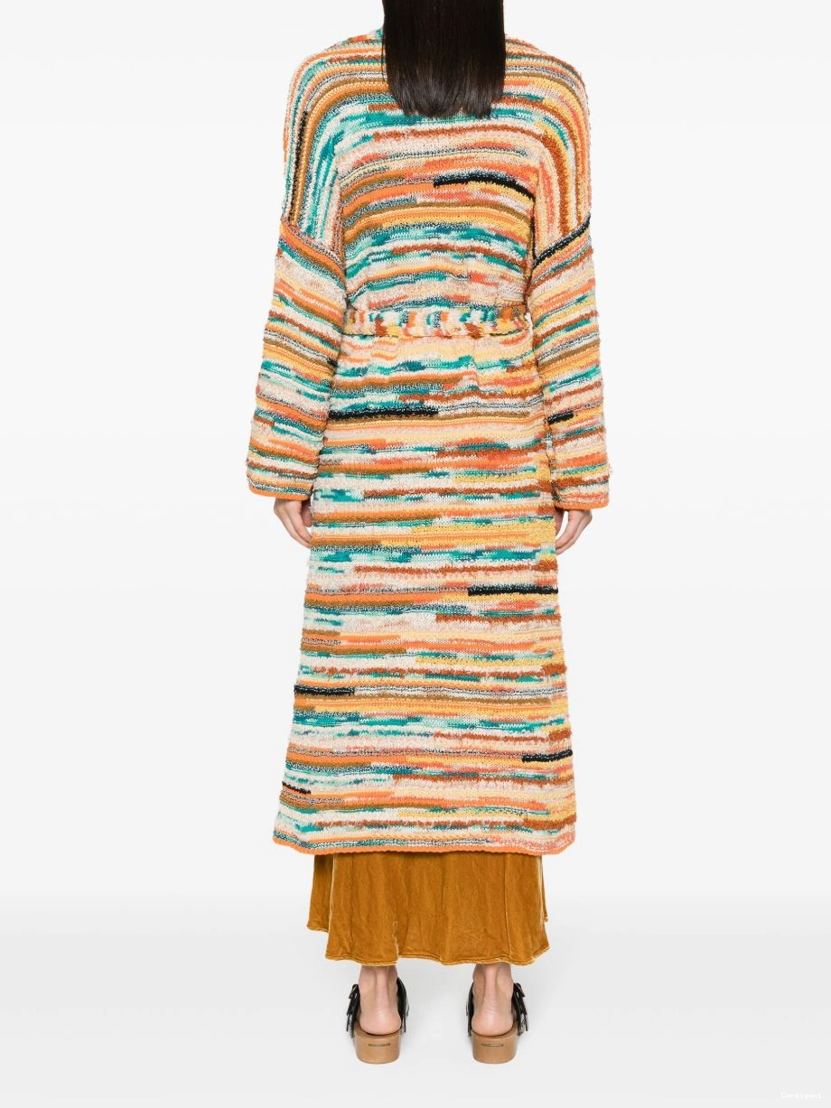Affordable patterned-intarsia Maduray Women coat Alanui 0818